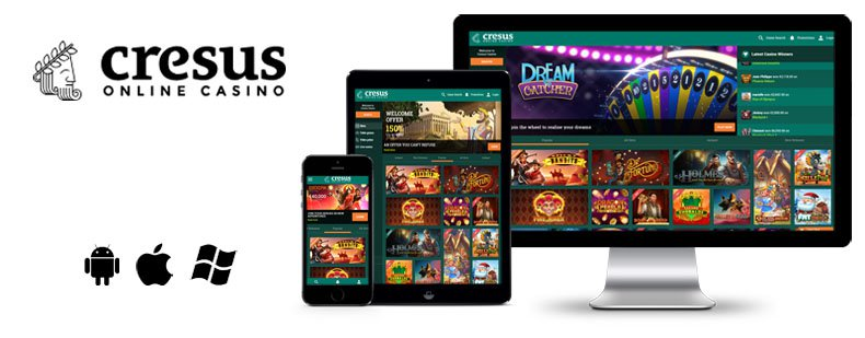 Appareils compatibles avec l'application Cresus Casino