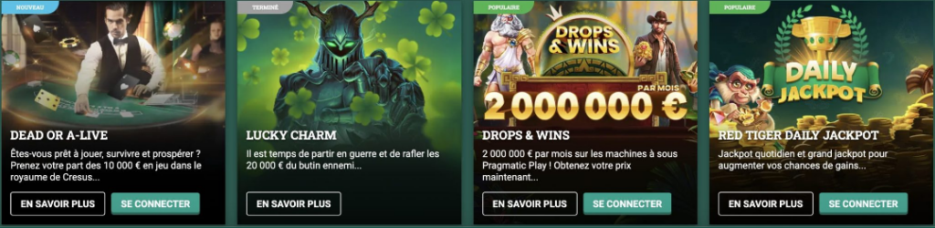 Promotions exclusives sur le site de Cresus Casino
